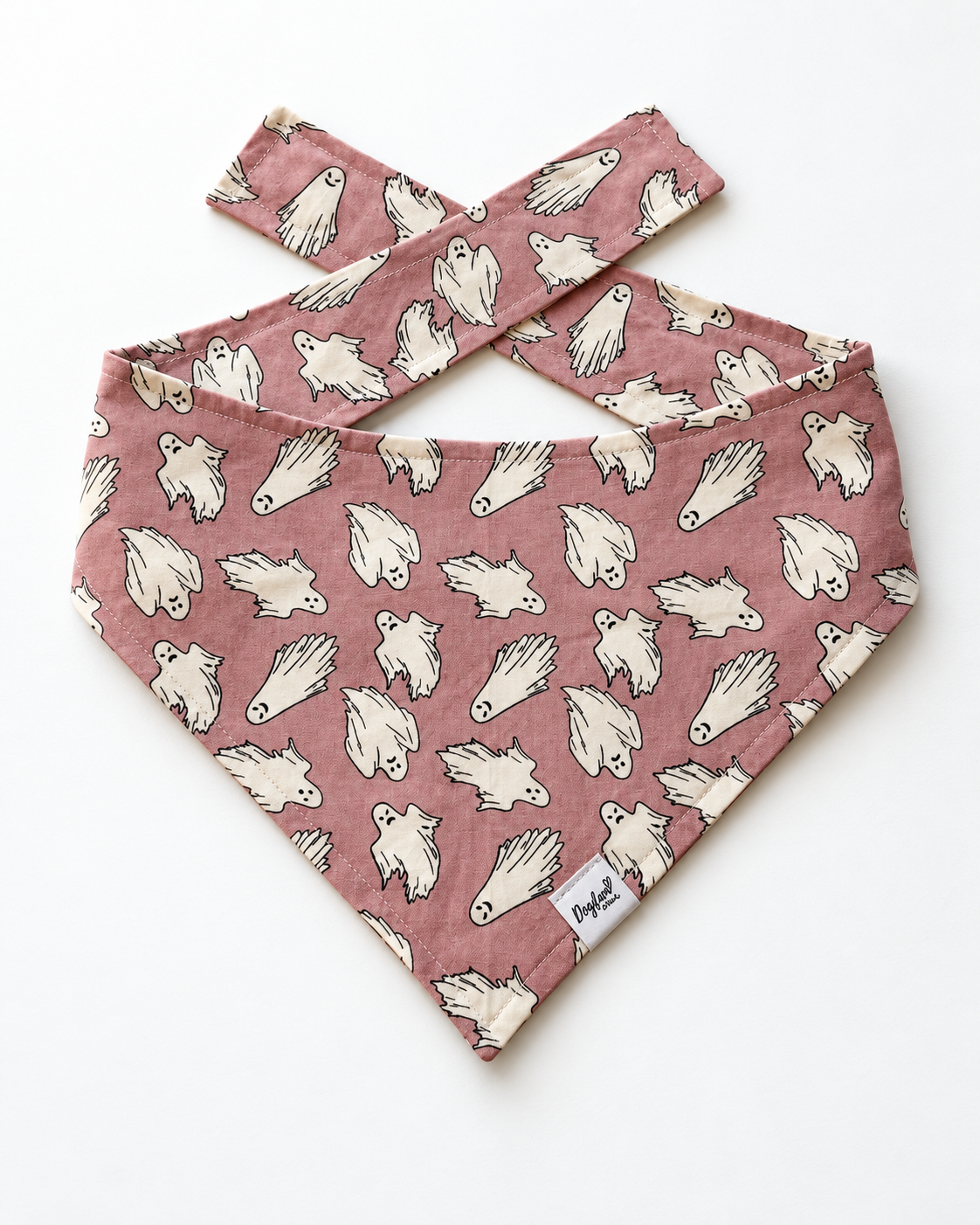 Friendly Spirits Dog Bandana | Halloween Dog Bandana