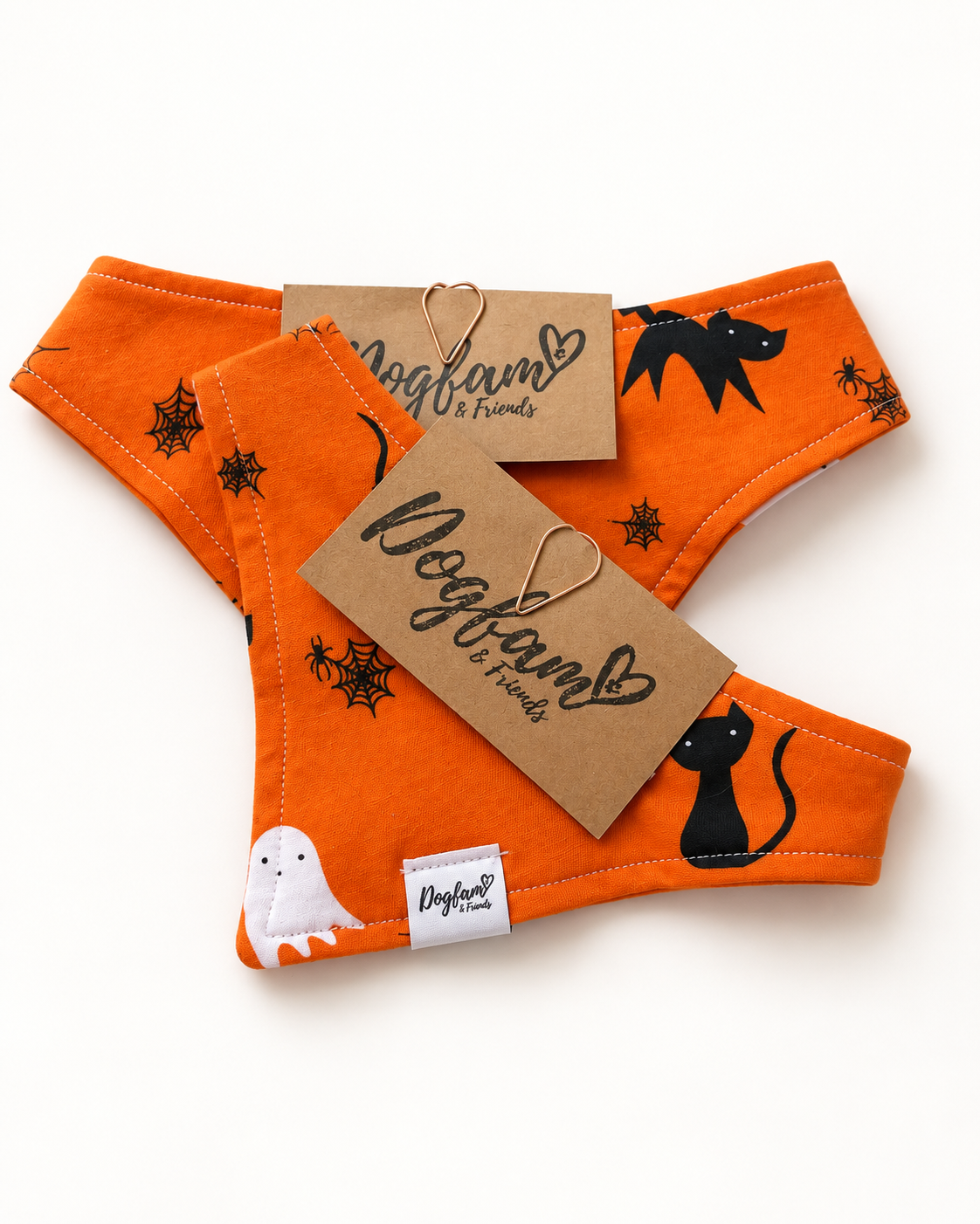 Fraidy Cat Dog Bandana | Halloween Dog Bandana