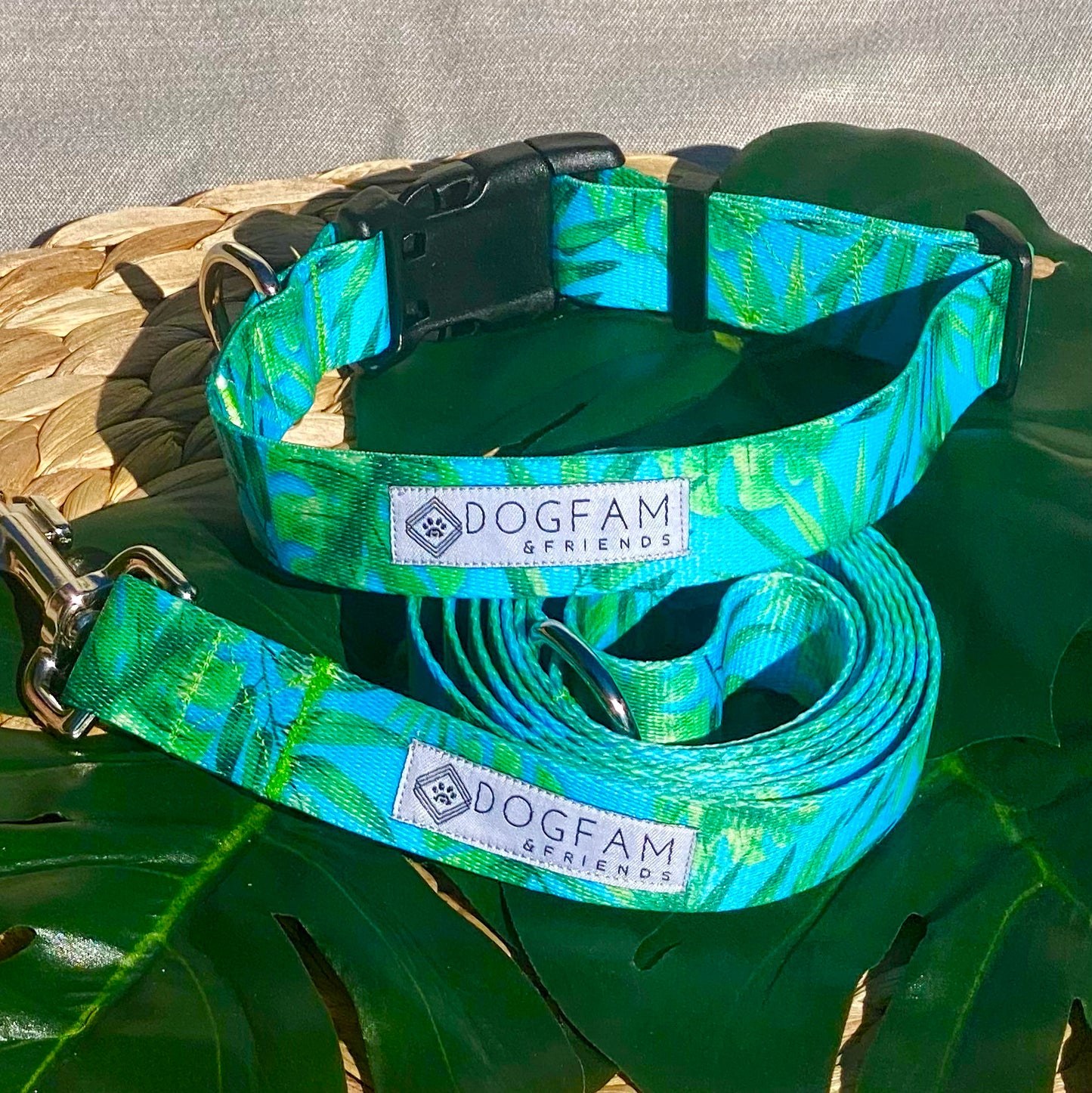 Don't Stop Be Leafin Dog Collar