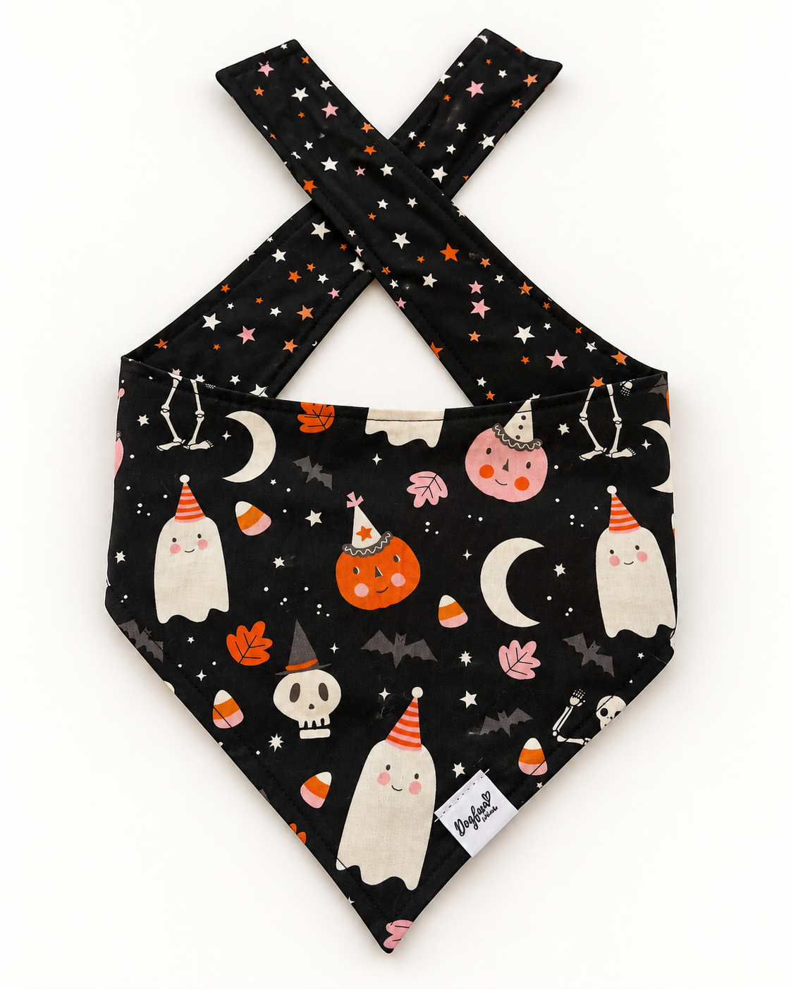 Spooky Little Things | Reversible Halloween Dog Bandana