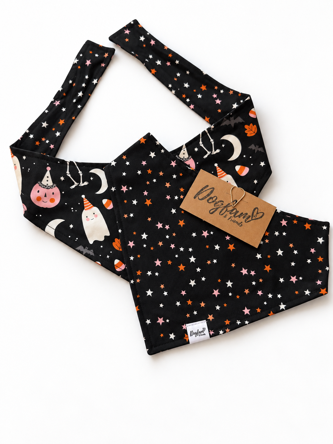 Spooky Little Things | Reversible Halloween Dog Bandana