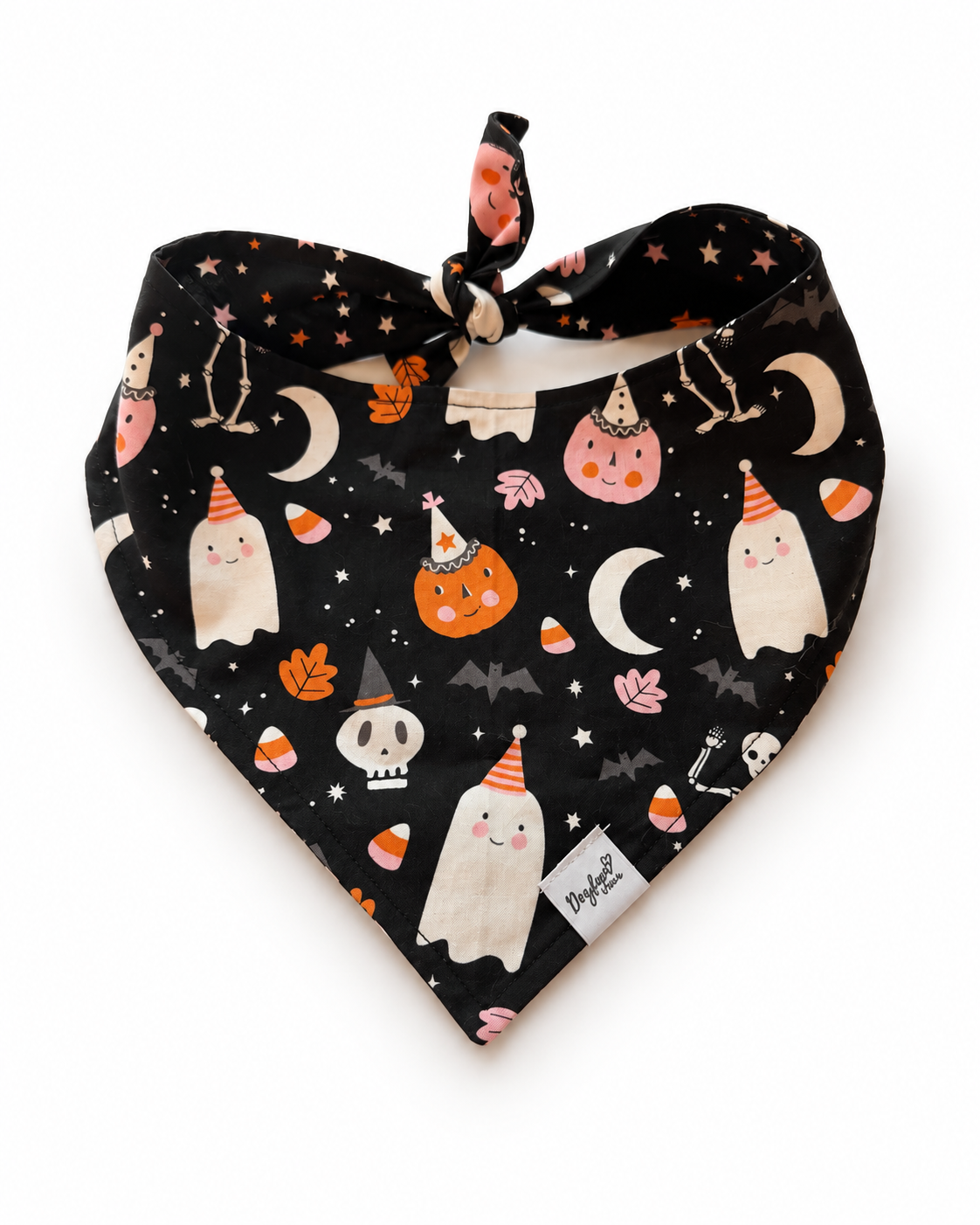 Spooky Little Things | Reversible Halloween Dog Bandana