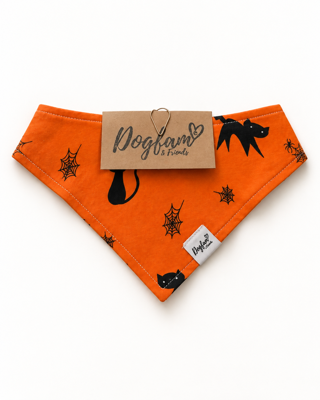 Fraidy Cat Dog Bandana | Halloween Dog Bandana