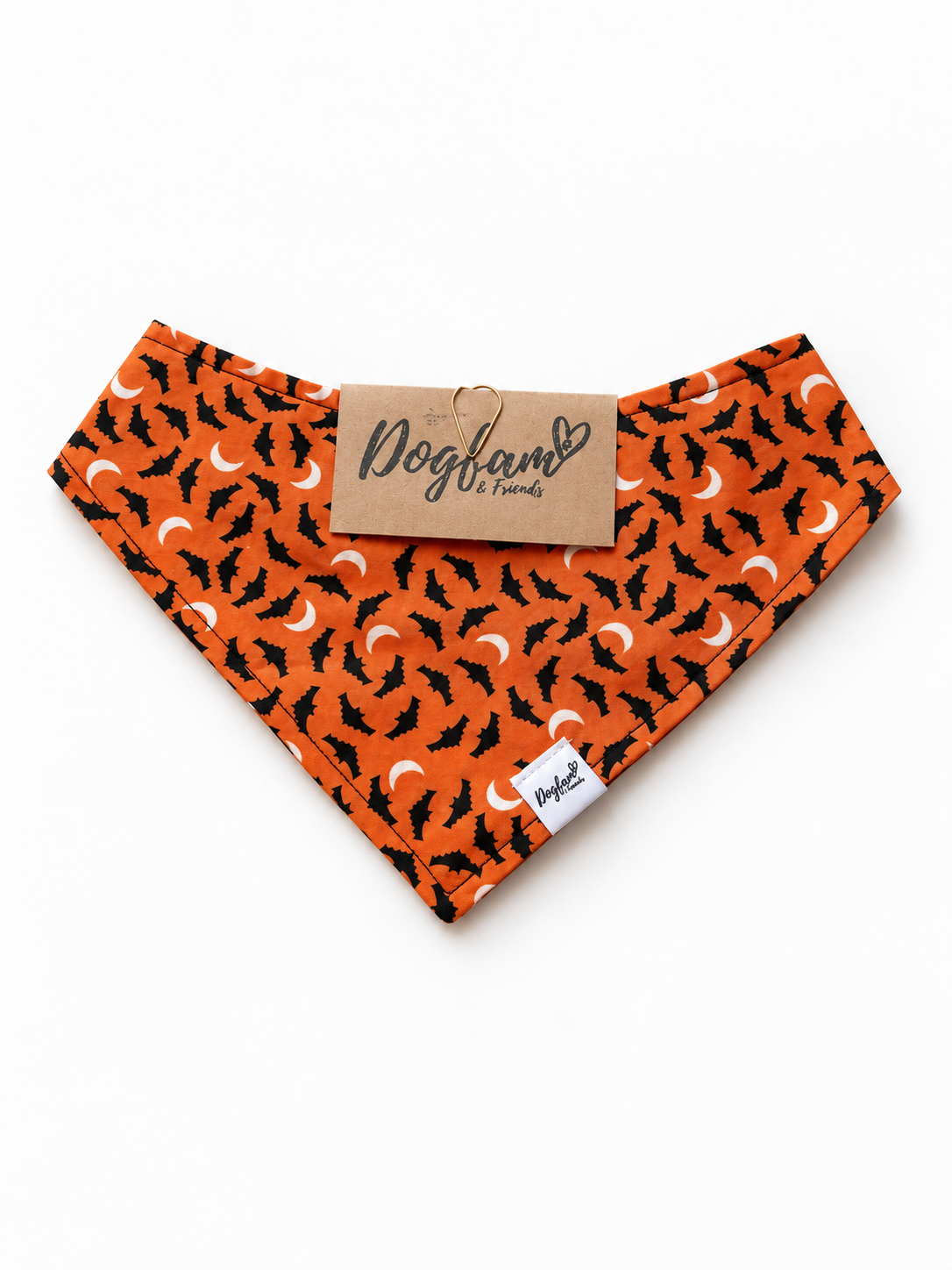 Moonlit Bats | Halloween Dog Bandana