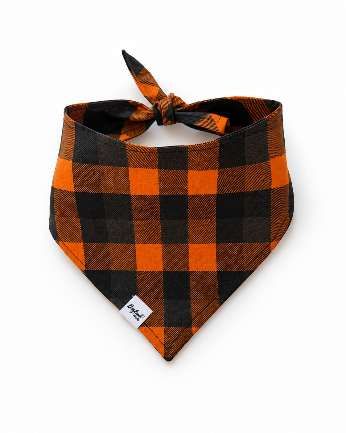 Pumpkin Patch Plaid | Fall Dog Bandana