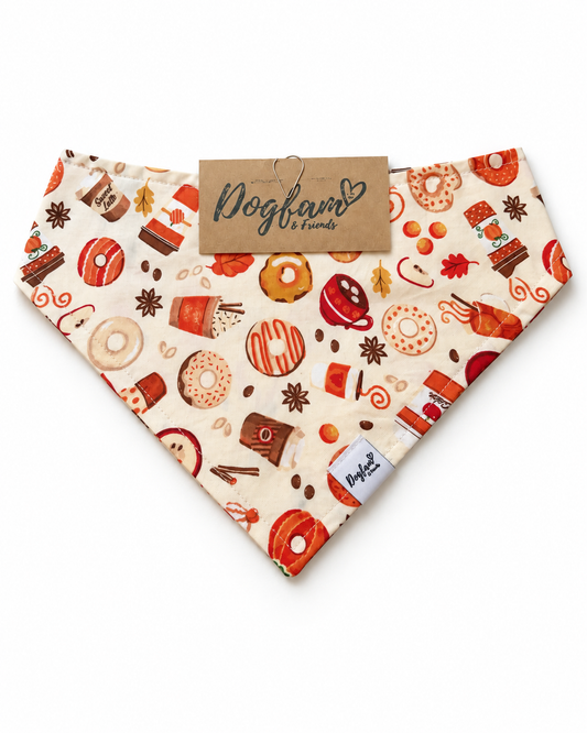 Pumpkin Spice Pup Dog Bandana | Fall Dog Bandana