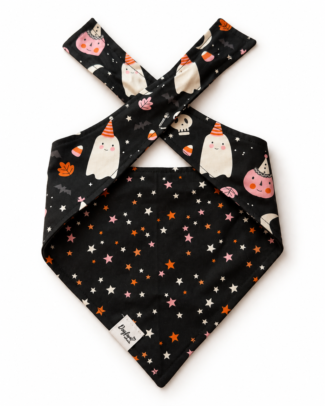 Spooky Little Things | Reversible Halloween Dog Bandana