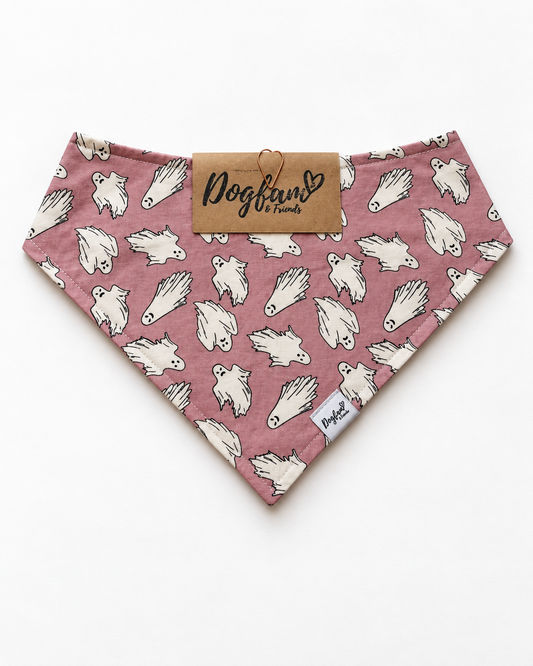 Friendly Spirits Dog Bandana | Halloween Dog Bandana