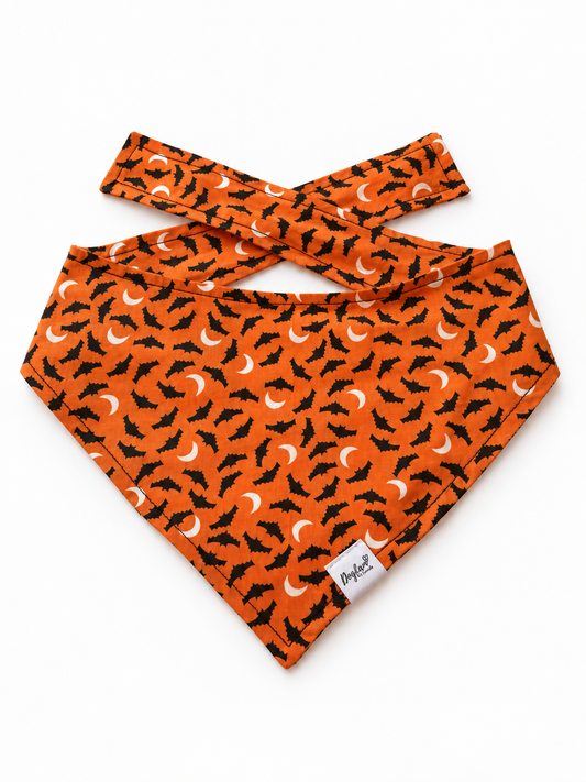 Moonlit Bats | Halloween Dog Bandana