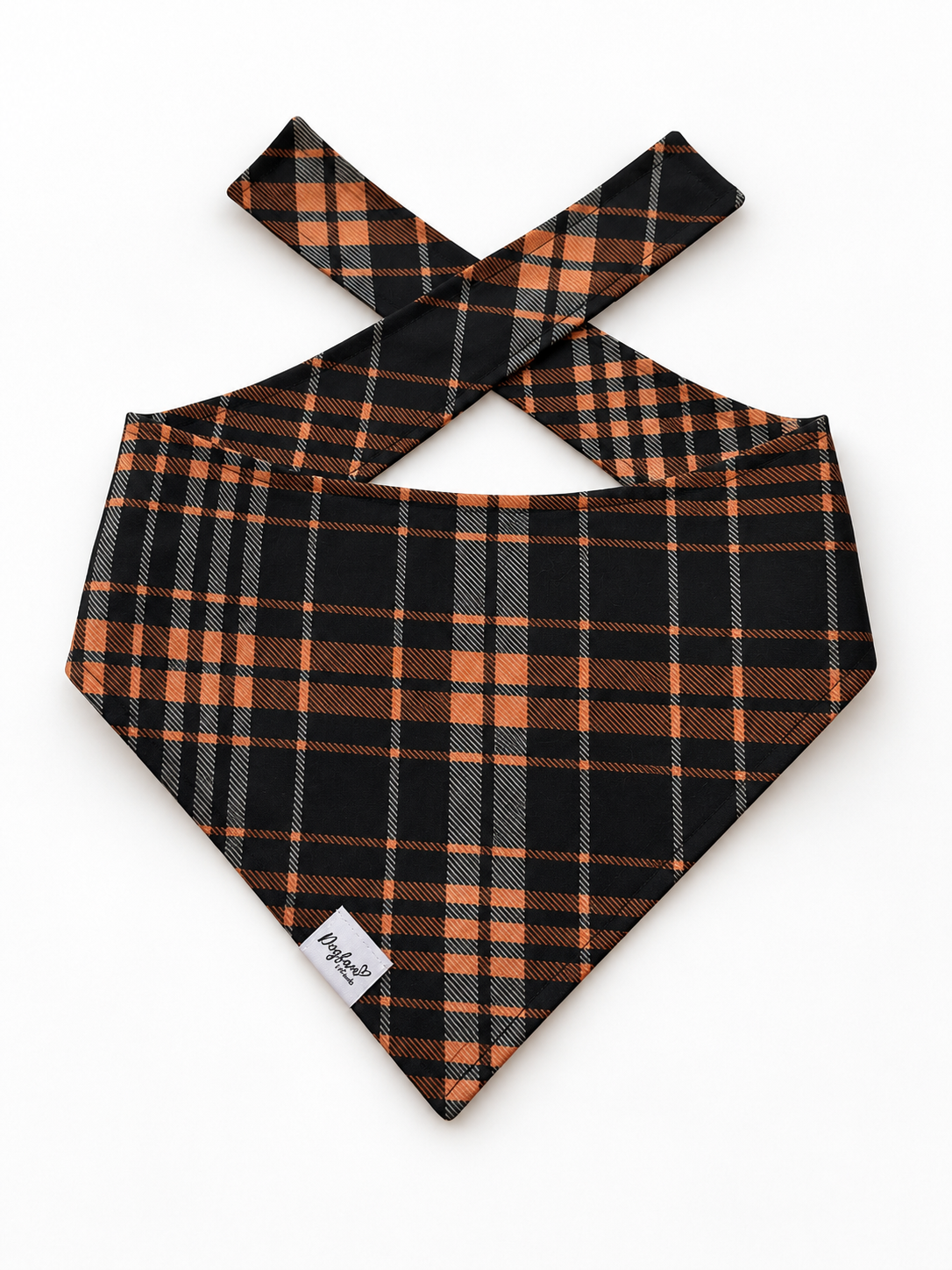 October Plaid | Fall Dog Bandana