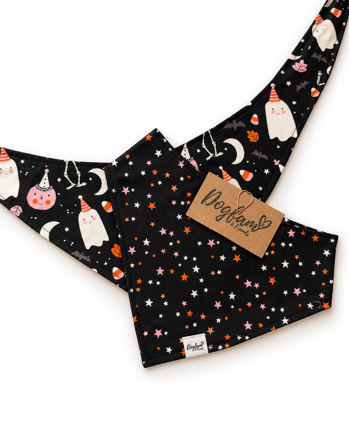 Spooky Little Things | Reversible Halloween Dog Bandana